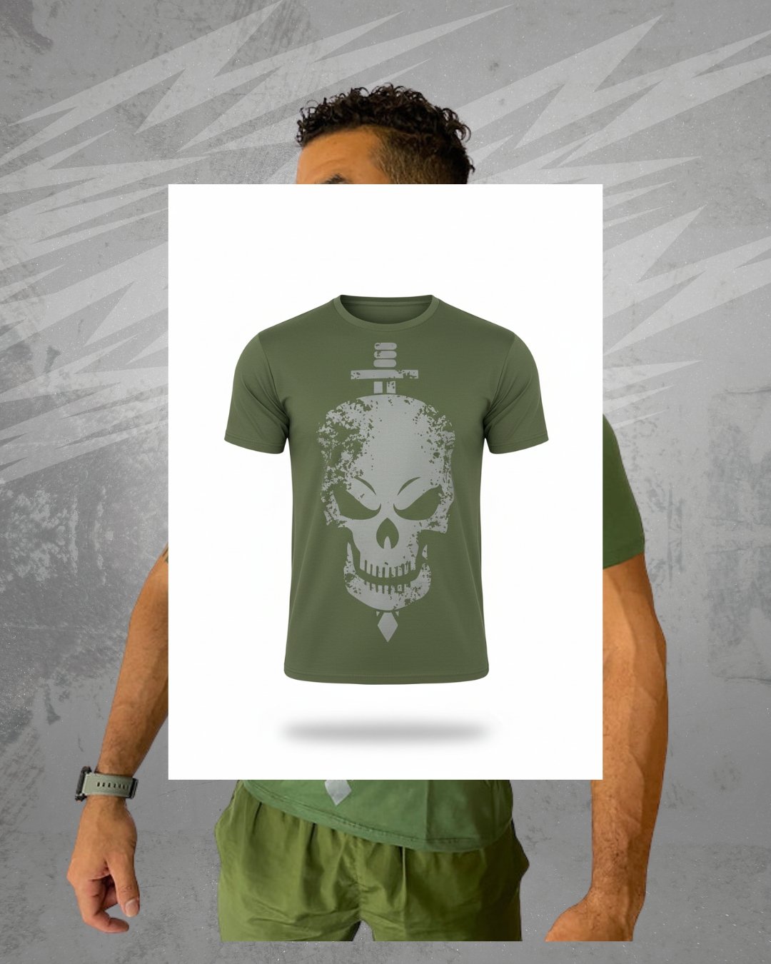 CAMISA CAVEIRA VERDE